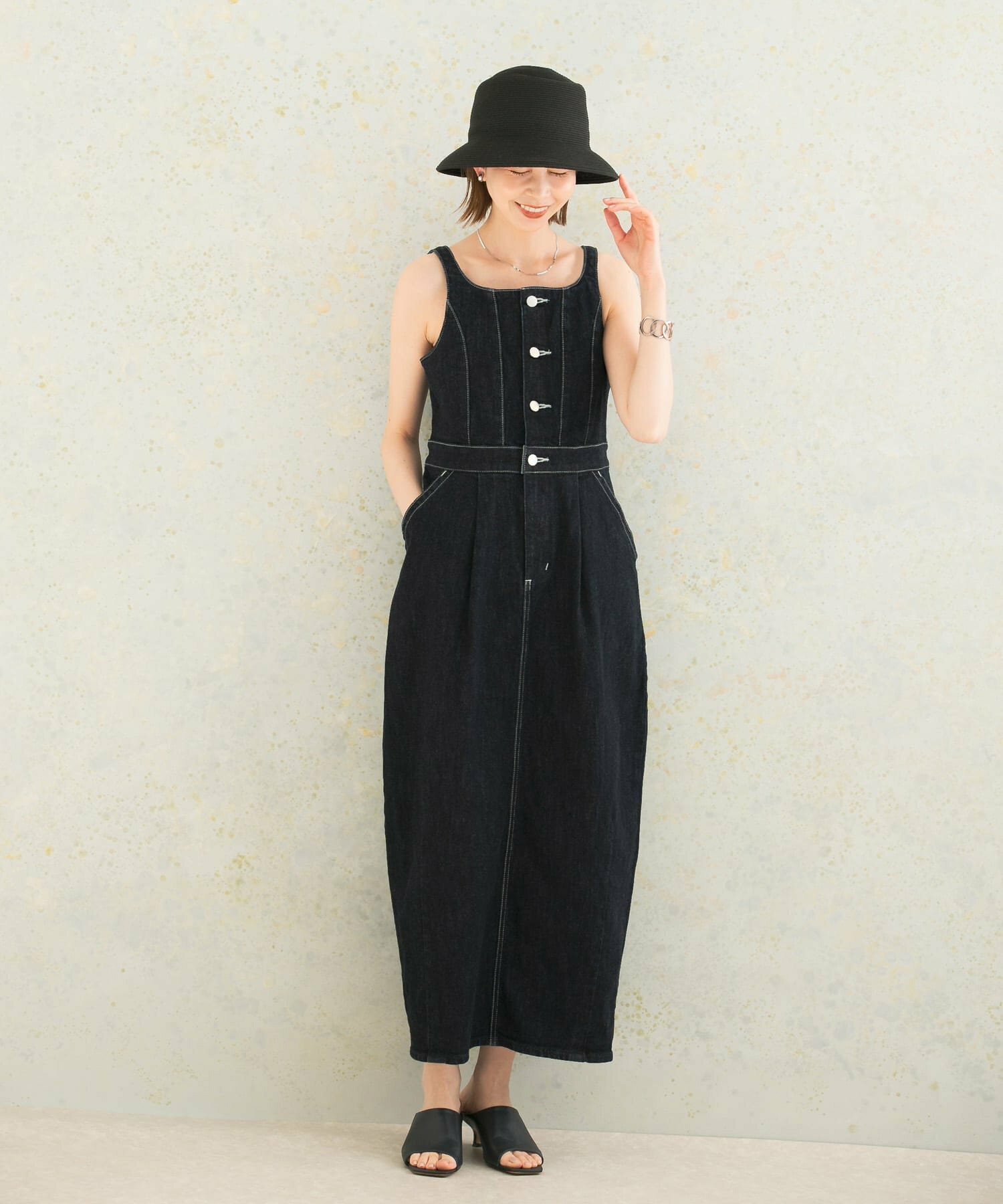 『別注』Lee*ROSSO BALOON DENIM DRESS